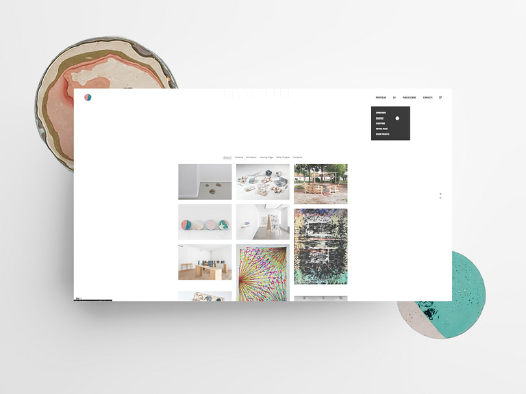 RHP – Modern portfolio web design