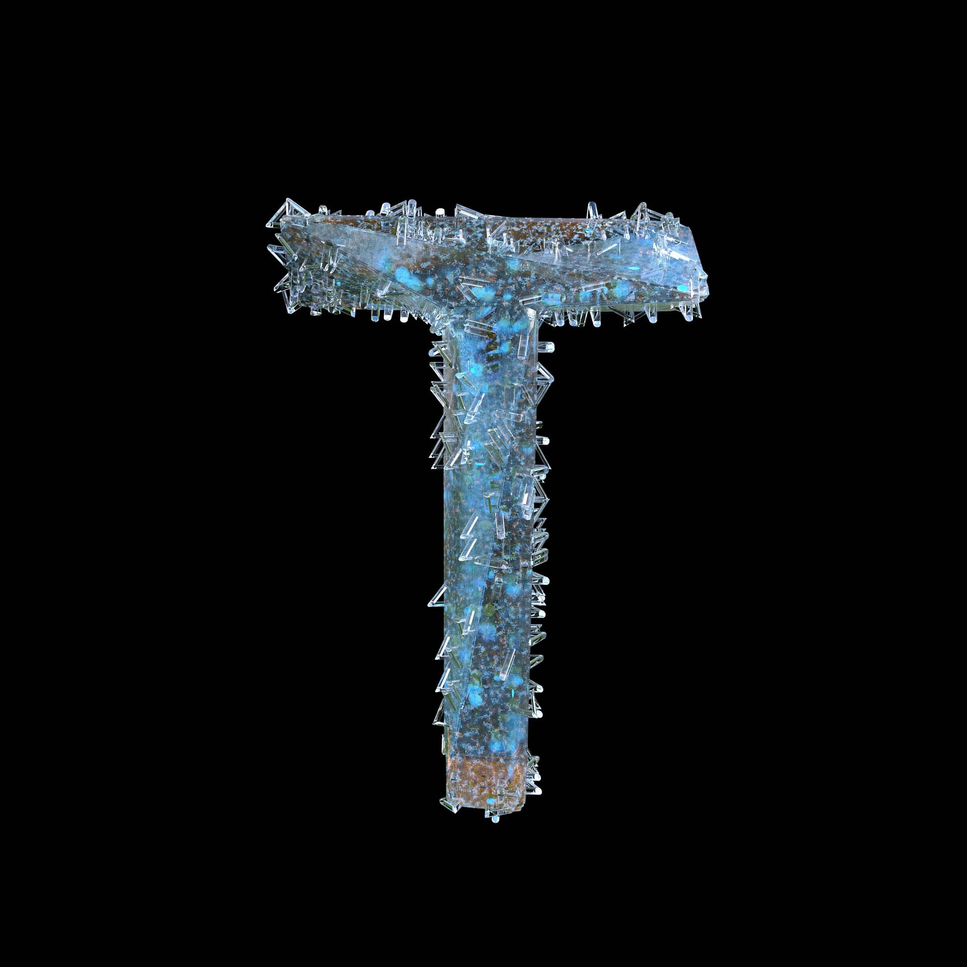 Charm of Freya - 3D Crystalline Typography